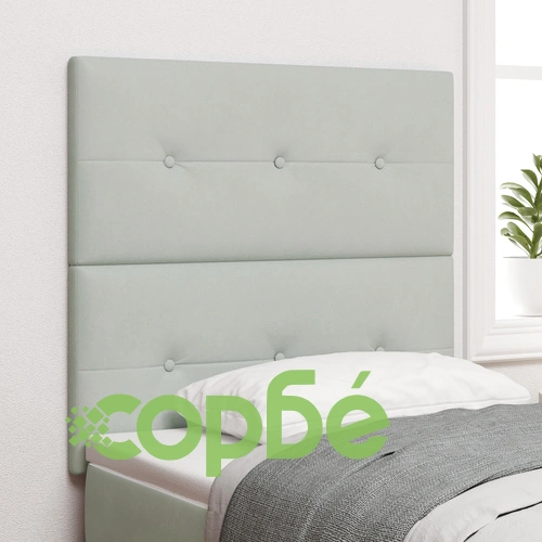 LED Табло с Осветление от Кадифе 100 см - Светлосиво, Дървена Рамка ➤ топ цена ➤ sorbe.bg