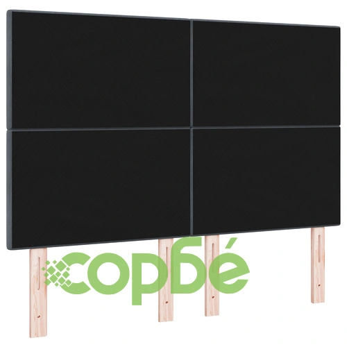 LED табло за легло с осветление 72 см от кадифе, тъмносиво ➤ топ цена ➤ sorbe.bg