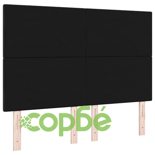 Черна LED Табла за Легло от Кадифе 72 см ➤ топ цена ➤ sorbe.bg