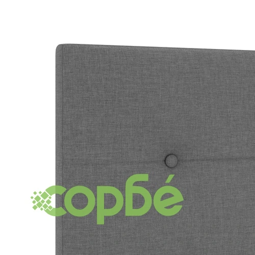 LED табла за легло с регулируема височина тъмносив 200 cm текстил ➤ топ цена ➤ sorbe.bg