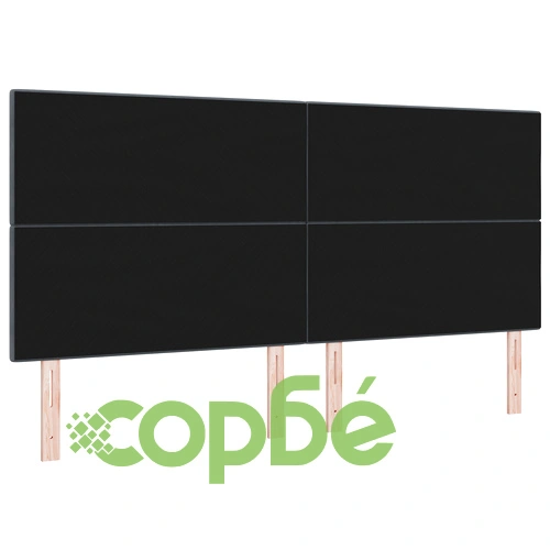 LED Далечен гръб 100 см от Кадифе в тъмно сив цвят ➤ топ цена ➤ sorbe.bg