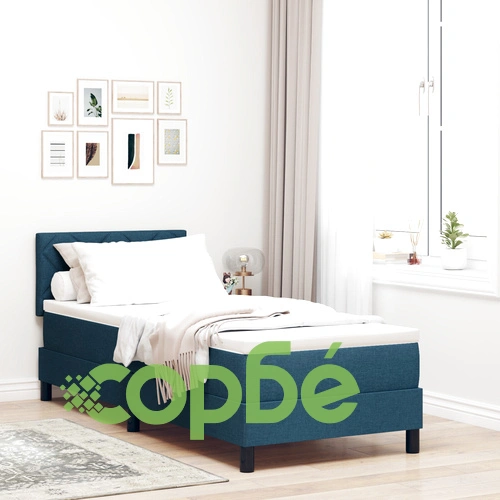 Легло с матрак Blue 80x200 см от полиестерен текстил ➤ топ цена ➤ sorbe.bg