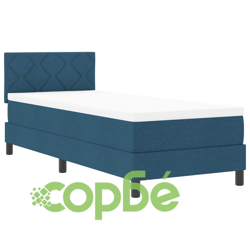 Легло с матрак Blue 80x200 см от полиестерен текстил ➤ топ цена ➤ sorbe.bg