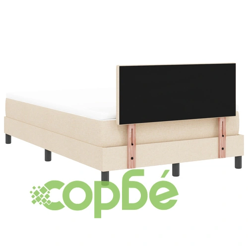 Книга легло с матрак от текстил в крем цвят 120x190 см ➤ топ цена ➤ sorbe.bg