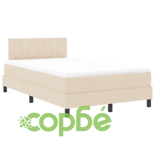 Книга легло с матрак от текстил в крем цвят 120x190 см ➤ топ цена ➤ sorbe.bg