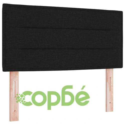 Легло с пружини и матрак от полиестер, черно 120x200 см ➤ топ цена ➤ sorbe.bg