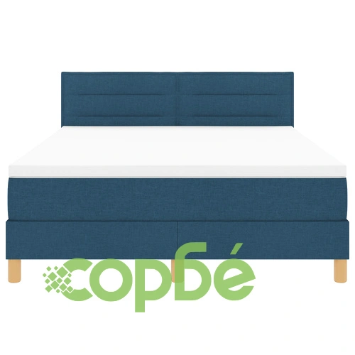 Легло с Матрак 140x200 см от Тъкан в Синьо ➤ топ цена ➤ sorbe.bg