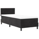 Легло Box Spring с матрак 80x200 см, Черен Велур