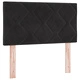 Легло Box Spring с матрак 80x200 см, Черен Велур