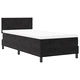 Легло Box Spring с матрак 100x200 см от черен велур