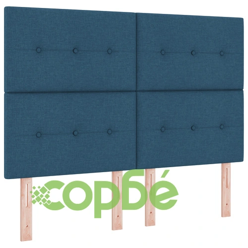 Легло с матрак Blue 140x190 см от висококачествена тъкан ➤ топ цена ➤ sorbe.bg