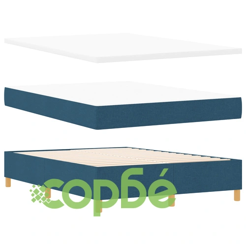 Легло с матрак Blue 140x190 см от висококачествена тъкан ➤ топ цена ➤ sorbe.bg