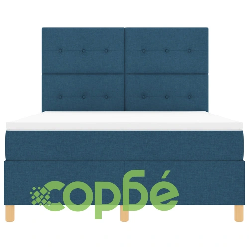 Легло с матрак Blue 140x190 см от висококачествена тъкан ➤ топ цена ➤ sorbe.bg