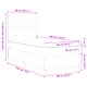 Легло с повдигащ механизъм и матрак, Тъмно зелено, Единично, Велур, 90x200 см