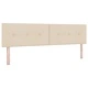 Легло с пружини и матрак 180x200 см, Тъкан в Кремав цвят