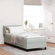 Легло тип Box Spring с матрак 80x200 см, тъмно сиво кадифе