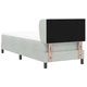 Легло тип Box Spring с матрак 80x200 см, тъмно сиво кадифе