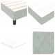 Легло тип Box Spring с матрак 80x200 см, тъмно сиво кадифе