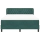 Легло Box Spring с матрак тъмнозелено 140x200 см кадифе