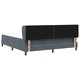 Легло Box Spring с матрак тъмно сиво 180x200 см кадифе