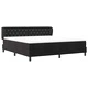 Легло Box Spring с матрак черно 180x200 см кадифе