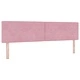 Легло тип Box Spring с матрак розово 180x200 см кадифе