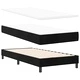 Легло тип Box Spring с матрак 80x200 см, черно кадифе