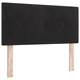 Легло тип Box Spring с матрак 80x200 см, черно кадифе