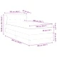 Легло Box Spring с матрак тъмно синьо 100x200 см кадифе