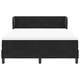 Box Spring легло с матрак черно 140x200 см кадифе