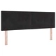 Легло Box Spring с матрак черно 160x200 см кадифе