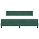 Легло тип Box Spring с матрак тъмнозелено 180x200 см кадифе