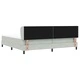 Легло тип Box Spring с матрак светлосиво 200x200 см кадифе
