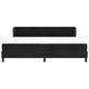 Box Spring легло с матрак черно кадифе 200x200 см