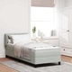 Легло тип Box Spring с матрак 80x200 см, тъмно сиво кадифе