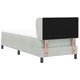 Легло тип Box Spring с матрак 80x200 см, тъмно сиво кадифе