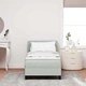 Легло тип Box Spring с матрак 80x200 см, тъмно сиво кадифе