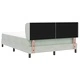 Легло тип Box Spring с матрак светлосиво 160x200 см кадифе
