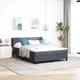 Легло Box Spring с матрак тъмно сиво 160x200 см кадифе