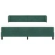 Box Spring легло с матрак тъмнозелено 180x200 см кадифе