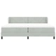 Легло тип Box Spring с матрак, тъмно сиво 80x200 см, кадифе