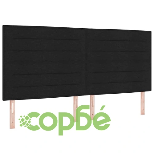 Кутия със спална основа и матрак 90x190 см Тъмен Сив с Черна рамка ➤ топ цена ➤ sorbe.bg