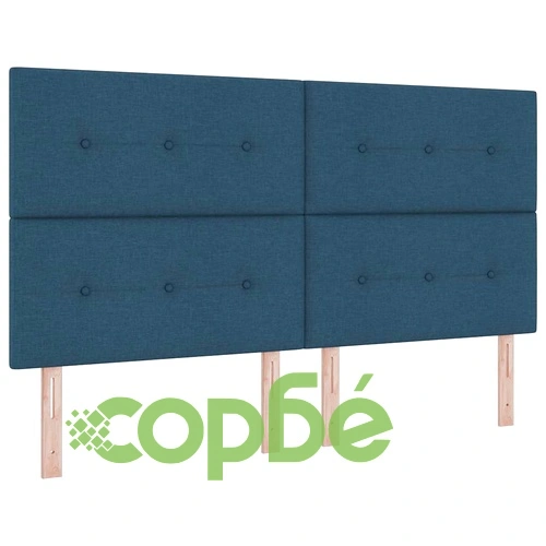 Спално легло с матрак и топер тъмносиво 180x200 см текстил ➤ топ цена ➤ sorbe.bg