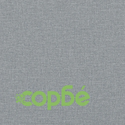 Континентално легло с матрак от тъкан светлосиво 90x200 см ➤ топ цена ➤ sorbe.bg