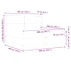 Кадифено легло с пружинирана основа и матрак черно 200x200 см