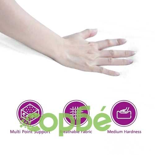 Легло с пружинирана основа и матрак розово 90x190 см кадифе ➤ топ цена ➤ sorbe.bg