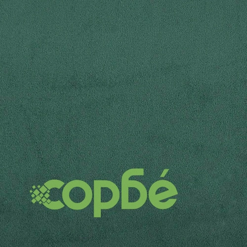 Легло с пружинирана основа и матрак тъмнозелено 200x200 см кадифе ➤ топ цена ➤ sorbe.bg