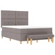Легло с матрак и пейка Таупе 140x190 см от Текстил с Полиестерен калъф