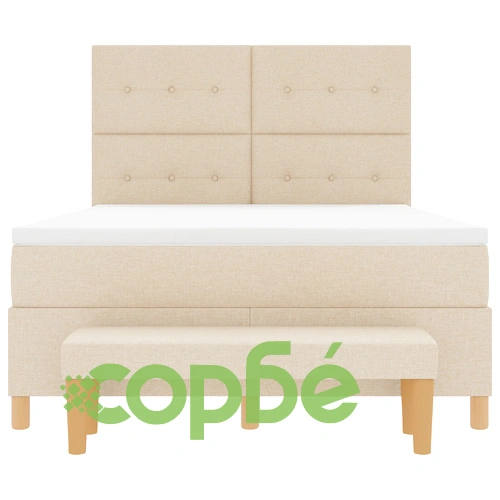 Луксозно Легло с Пружина, Матрак и Пейка 140x190 см - Кремав Текстил ➤ топ цена ➤ sorbe.bg