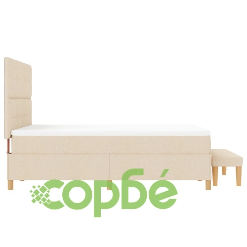 Луксозно Легло с Пружина, Матрак и Пейка 140x190 см - Кремав Текстил ➤ топ цена ➤ sorbe.bg